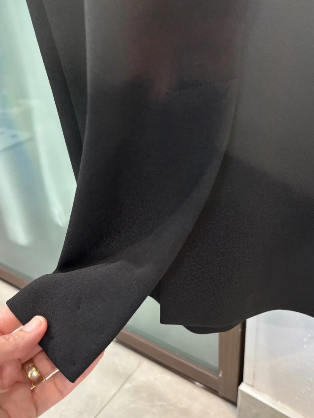 Calvin Klein Zip Front Sleeveless Sheath Dress - Black Size 6 - Picture 9 of 11